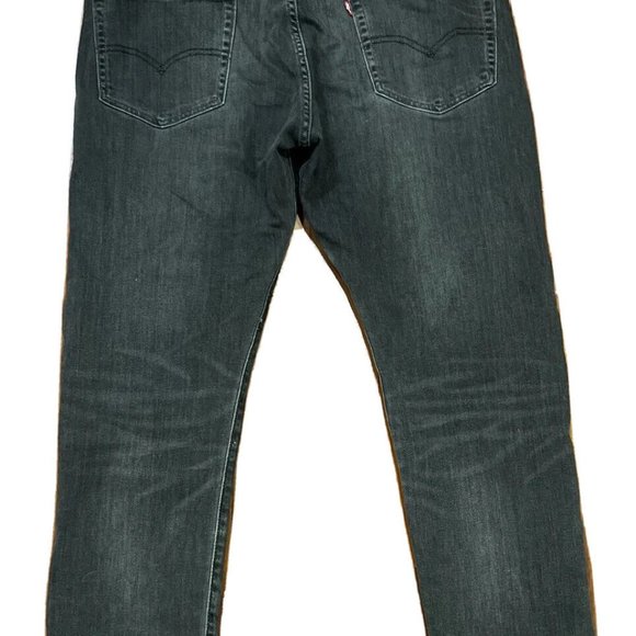 Premium Mens Levi's 502 Regular Taper, Size 34x30, Charcoal Gray - Picture 3 of 11